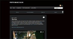 Desktop Screenshot of perthmusicblog.com
